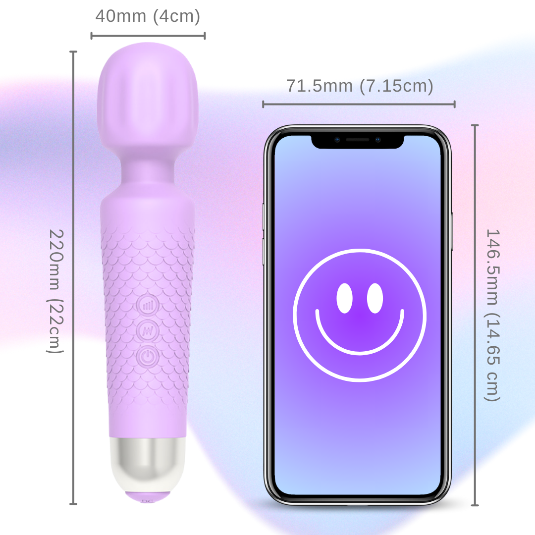 wand vibrator size measurement